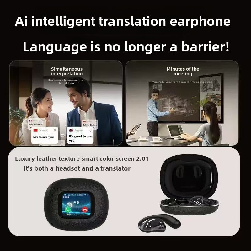 AI Translation Bluetooth Earphones – Real-Time Multilingual Translation & Hi-Fi Sound - BsBuy