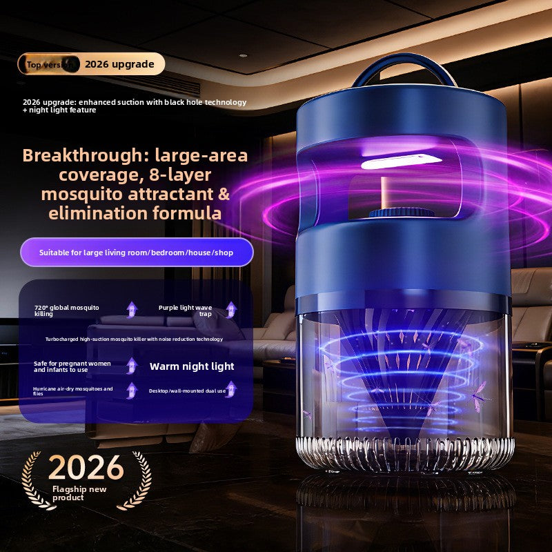 USB Mosquito Trap Lamp – Silent Suction Insect Killer for Home & Bedroom - BsBuy