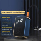 Wireless Portable Tyre Inflator – 100W Electric Air Pump with Digital Gauge & LED Light - BsBuy