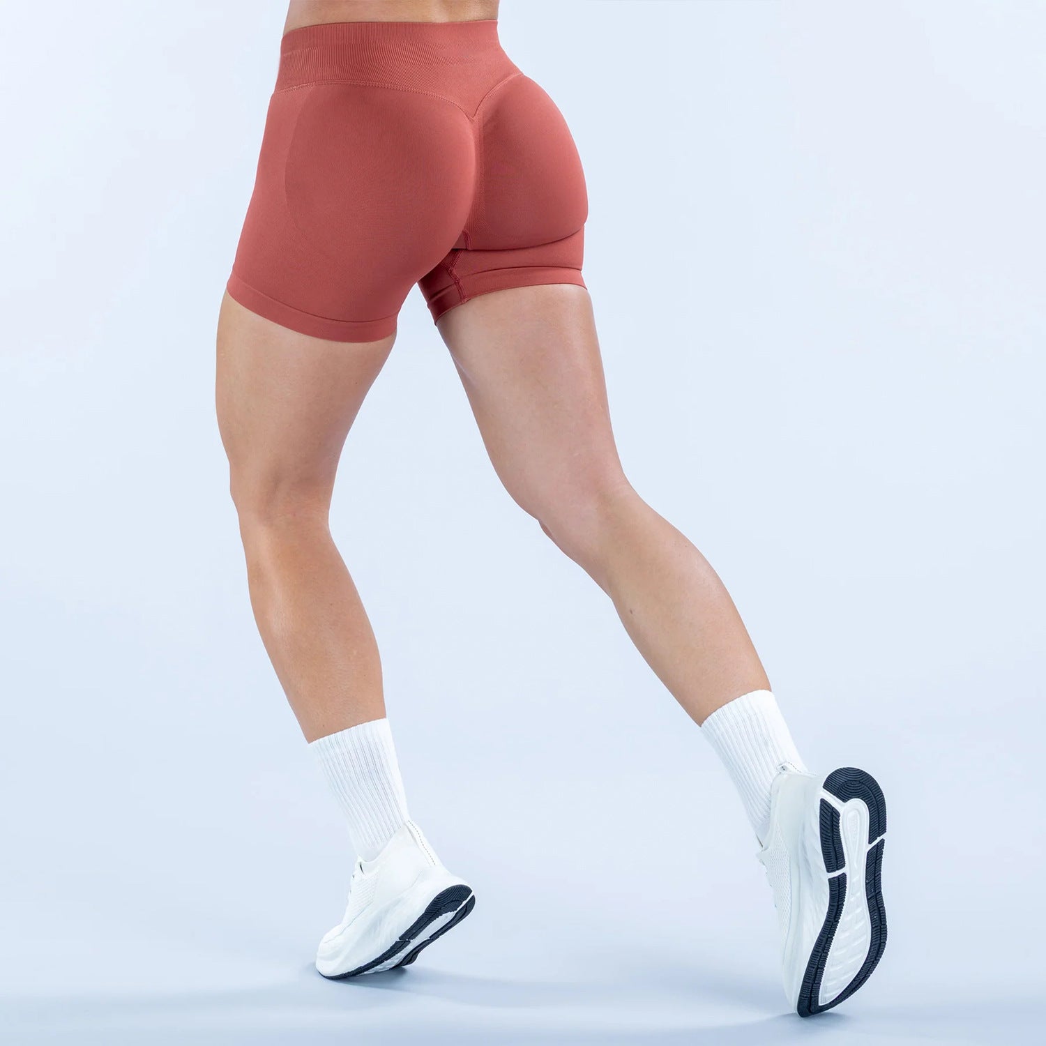 Seamless Butt-Lifting Yoga Shorts High Elastic Sports Fitness Shorts - BsBuy