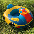 Infant and toddler swimming ring car swimming ring with steering wheel seat ring baby seat ring inflatable swimming ring - BsBuy