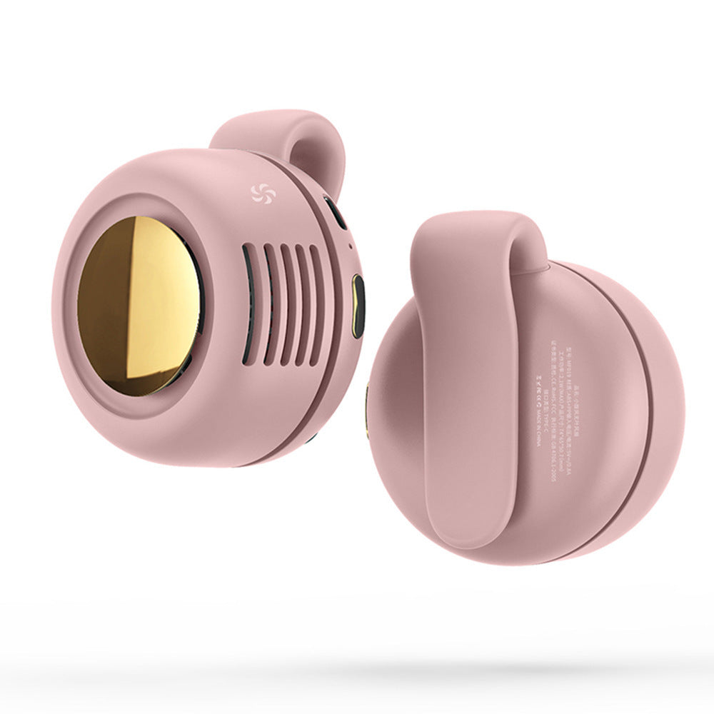 Portable Clip-On Mini Bladeless Fan – USB Rechargeable, Handheld or Waist Clip - BsBuy