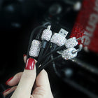 USB Car Charger For Mobile Phone Tablet GPS Fast Charger Car-Charger Dual USB Car Phone Charger Data Line Wire in Car Ornaments - BsBuy