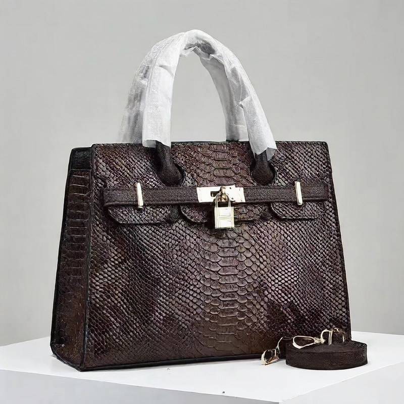 Women Leather Small Square Handbag - BsBuy