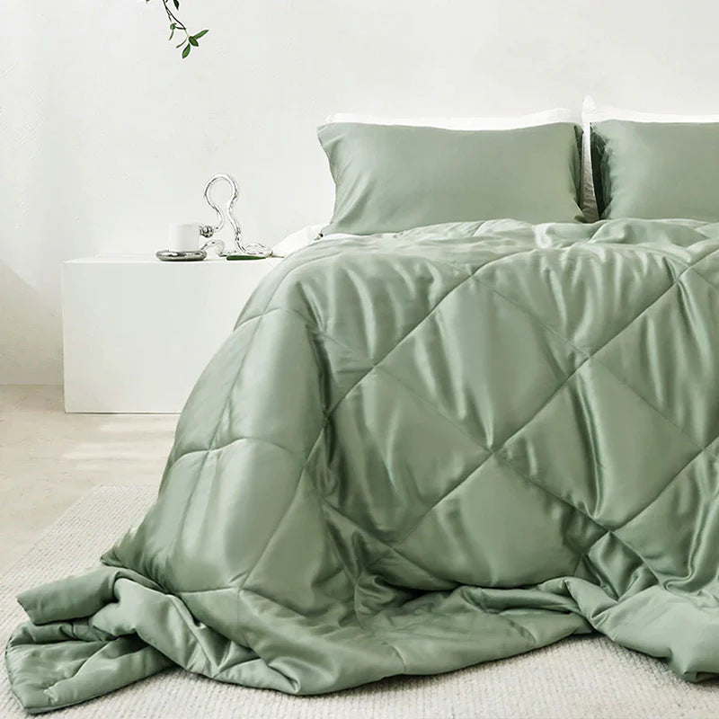 Bamboo Fibre Cooling Quilt | Breathable Summer Duvet | 7 Colours & 3 Sizes - BsBuy