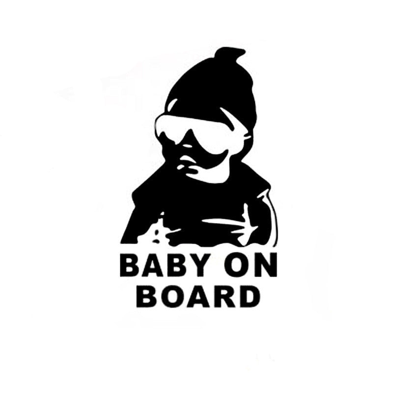 Baby on Board Car Sticker – Bold Warning Decal for Parents - BsBuy