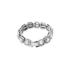 Hip-Hop Street Rap Ice Sugar Full Diamond-Encrusted Bracelet Trendy Brand Personalized Internet Celebrity Unisex Bracelet Jewelry
