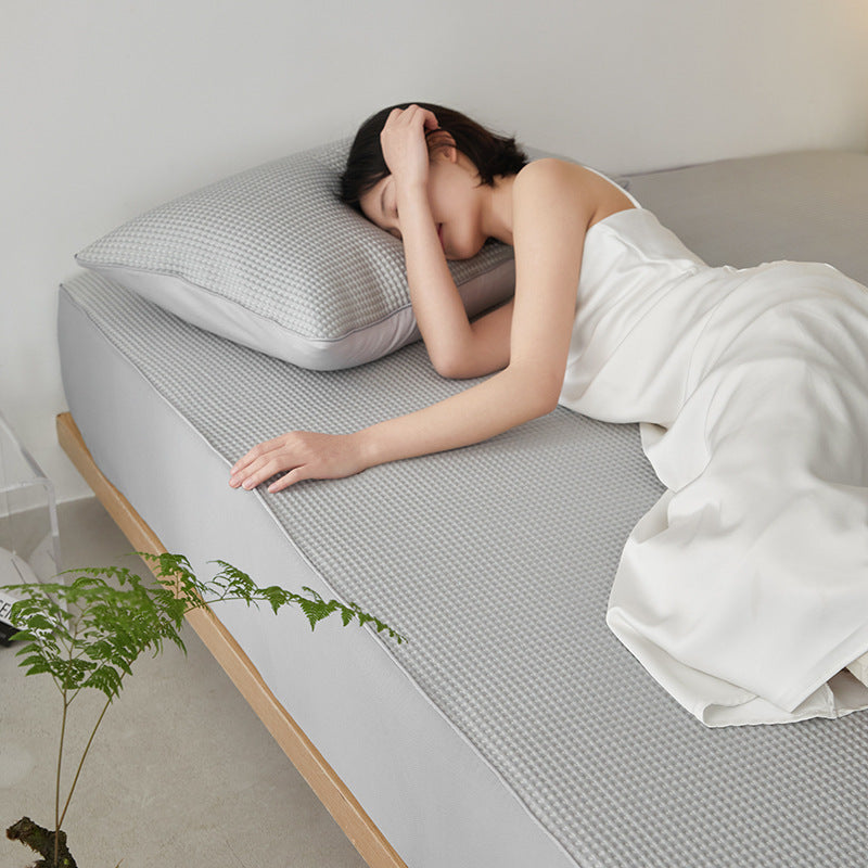 Summer Cooling Mat Set with Pillowcase | Ice Bean & Waffle | 6 Colours - BsBuy
