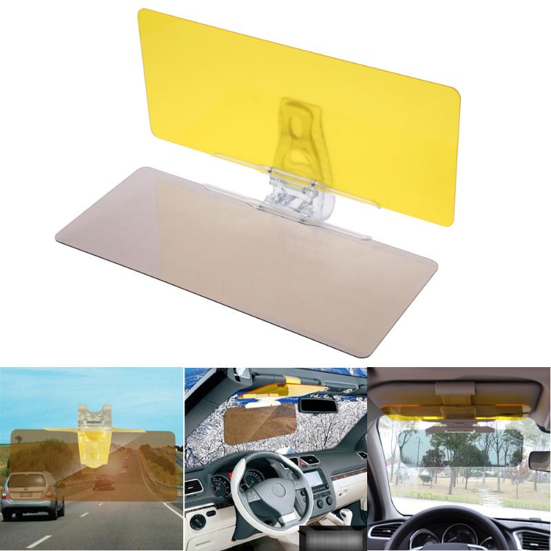1Pcs Car Sun Visor HD Anti Sunlight Dazzling Goggle Day Night Vision Driving Mirror UV Fold Flip Down Clear View Car Styling - BsBuy
