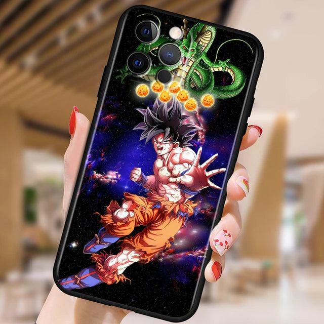 Dragon Ball Z iPhone Case — Japanese Anime Art TPU Phone Cover | iPhone 7 to iPhone 15 Pro Max - BsBuy