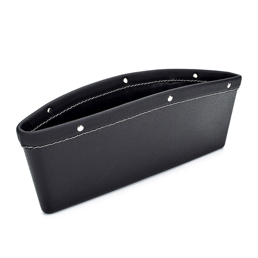 Car Seat Gap Organiser – PU Leather Storage Bag for Console & Seat Gap - BsBuy