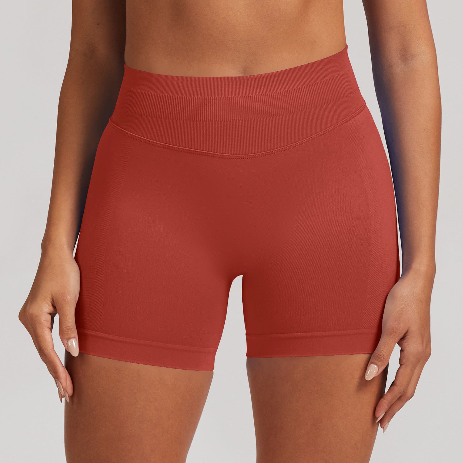Seamless Butt-Lifting Yoga Shorts High Elastic Sports Fitness Shorts - BsBuy