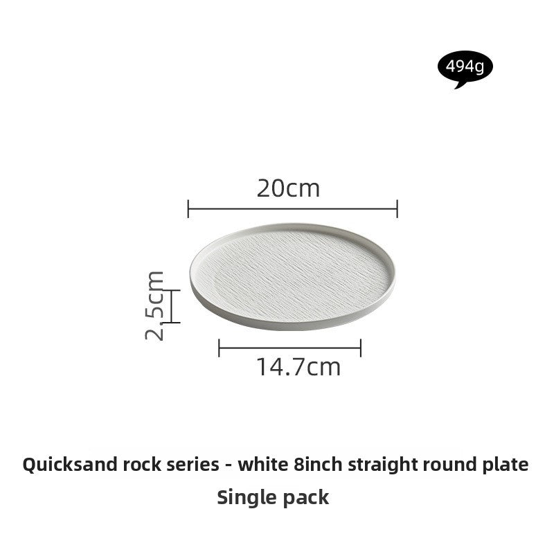 Black and White Ceramic Dishes, Dishes, Home Eating Bowls, Soup Bowls, Fish Plates