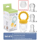 Baby Silicone Fruit Feeder & Teething Pacifier — Safe Food-Grade Soother for 0–3 Years - BsBuy