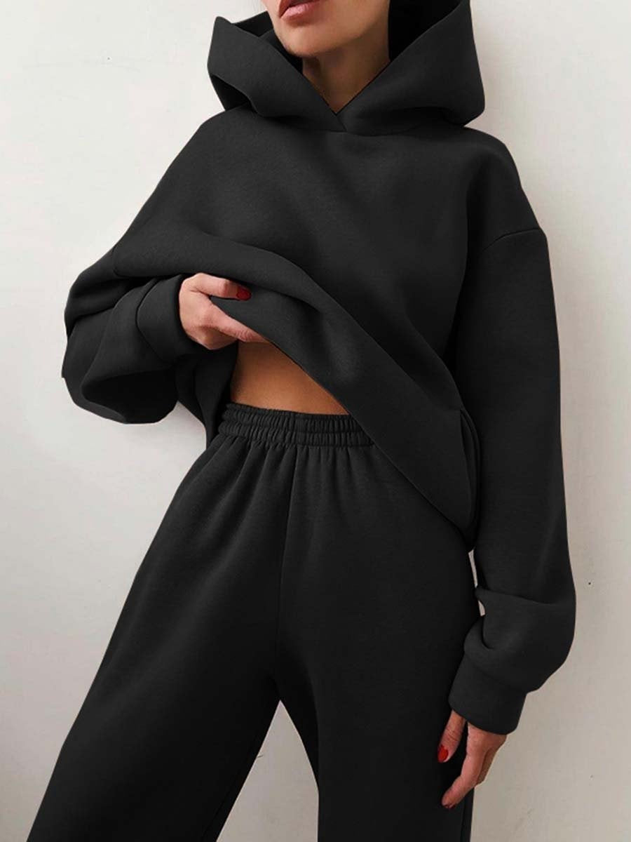 Womens Long Sleeve Sweatshirt Pants Set