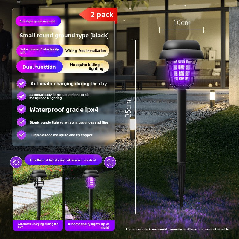 Solar Mosquito Lamp – Outdoor Garden Light & Bug Zapper - BsBuy