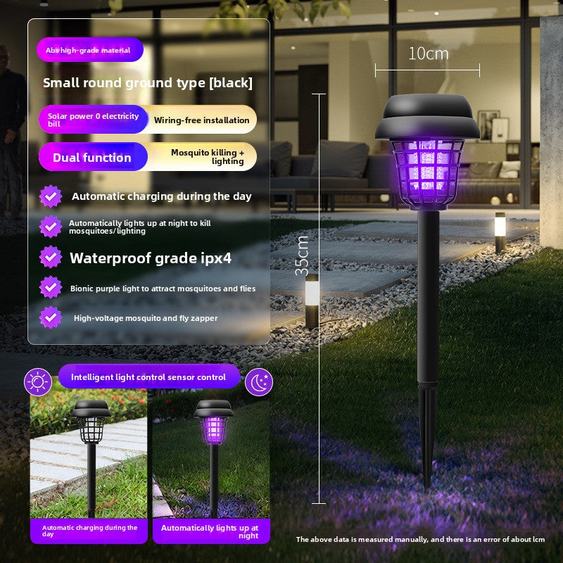 Solar Mosquito Lamp – Outdoor Garden Light & Bug Zapper - BsBuy