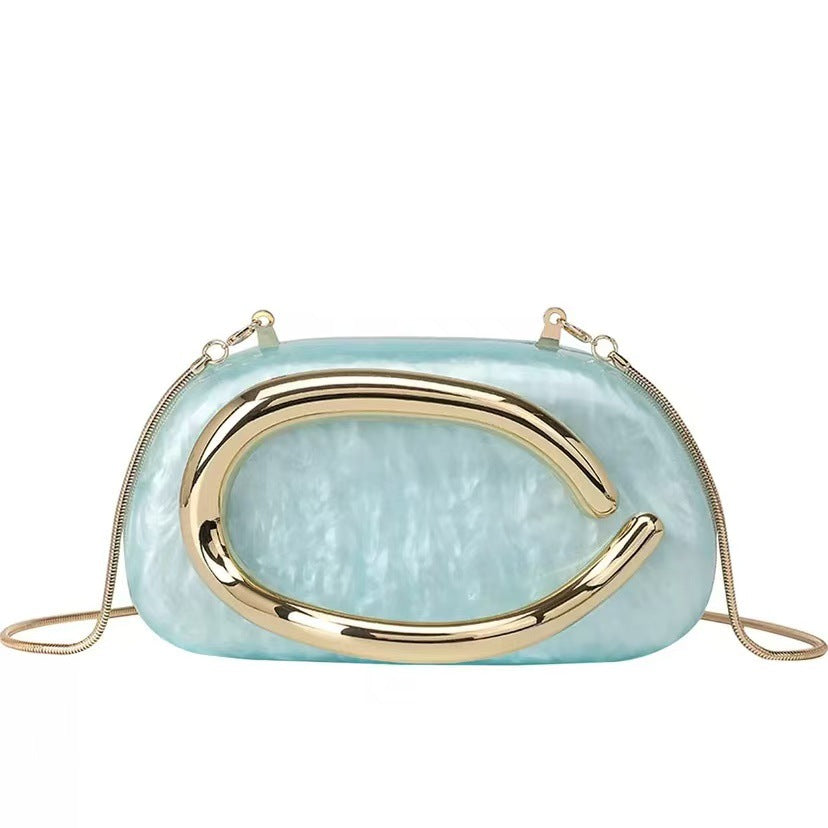 Acrylic Evening Clutch Shoulder Crossbody Bag - BsBuy