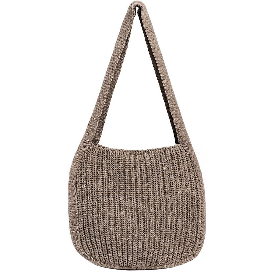 New Bag Messenger Bag Knitted Bag Large Capacity Tote Bag Shoulder Bag For Women - BsBuy