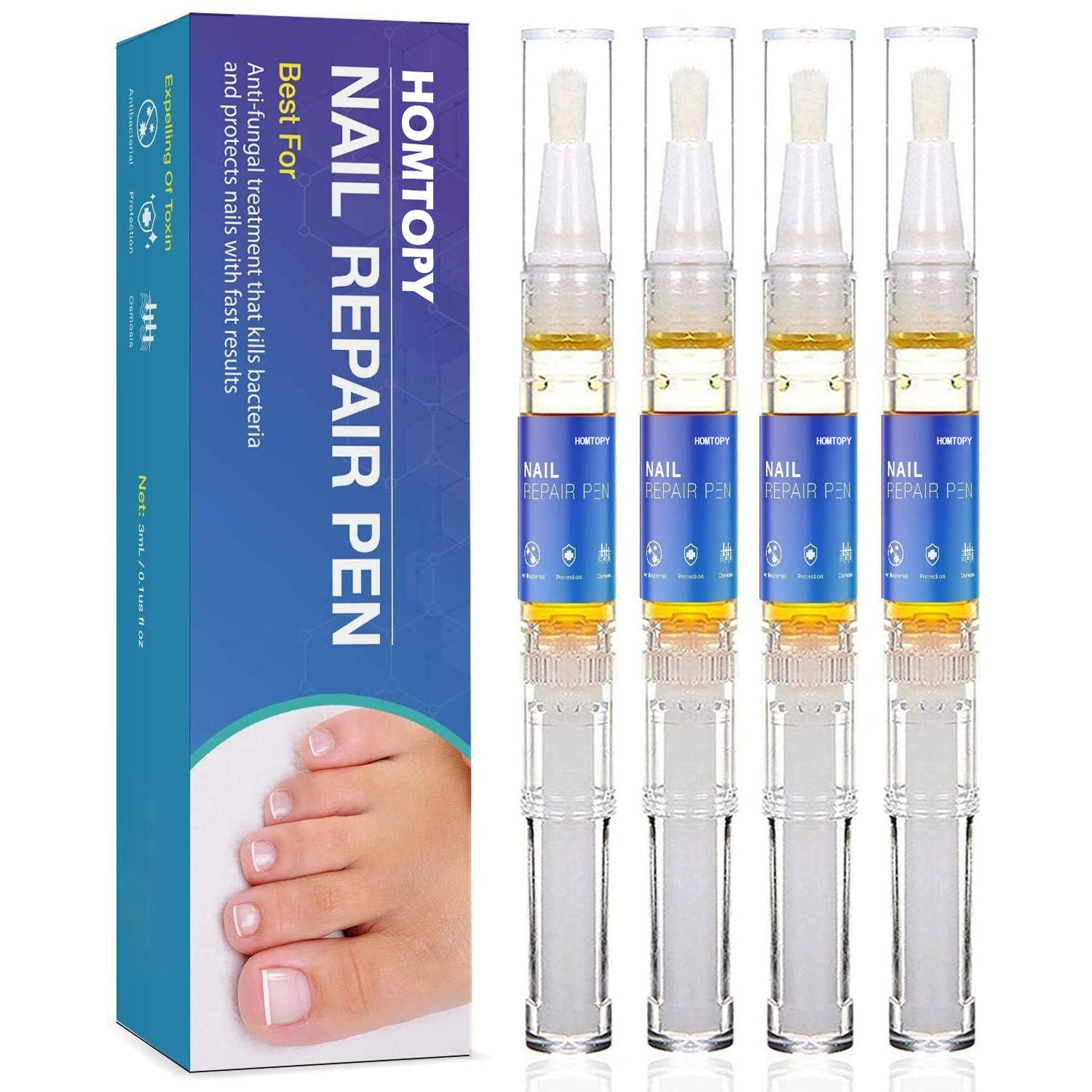 Nail Fungus Repair Pen – Antifungal Herbal Essential Oil Treatment | 4-Pack - BsBuy