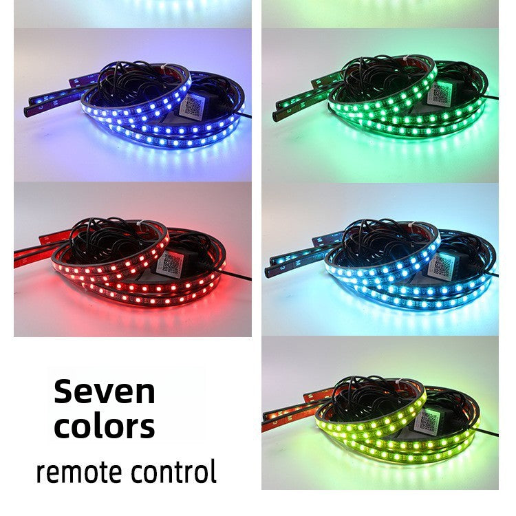 Car LED Atmosphere Light Strip with Voice Control and Bluetooth APP - BsBuy