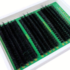 Voluminous and fluffy false eyelashes with soft fibers at the outer corners of eyes