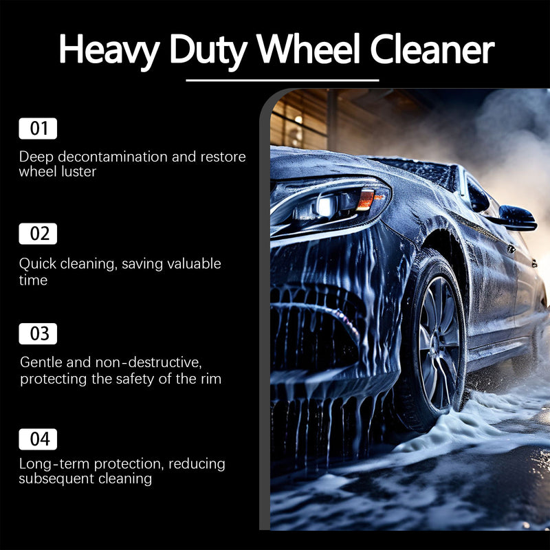 Car Wheel Rim Cleaner – Powerful Degreaser for Alloy & Steel Rims | 100ml + Sponge - BsBuy