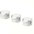 Magnetic Transparent Cable Organiser Clips – Desk & Wall Wire Management | 3-Pack | 6 Colours - BsBuy