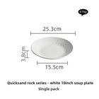 Black and White Ceramic Dishes, Dishes, Home Eating Bowls, Soup Bowls, Fish Plates