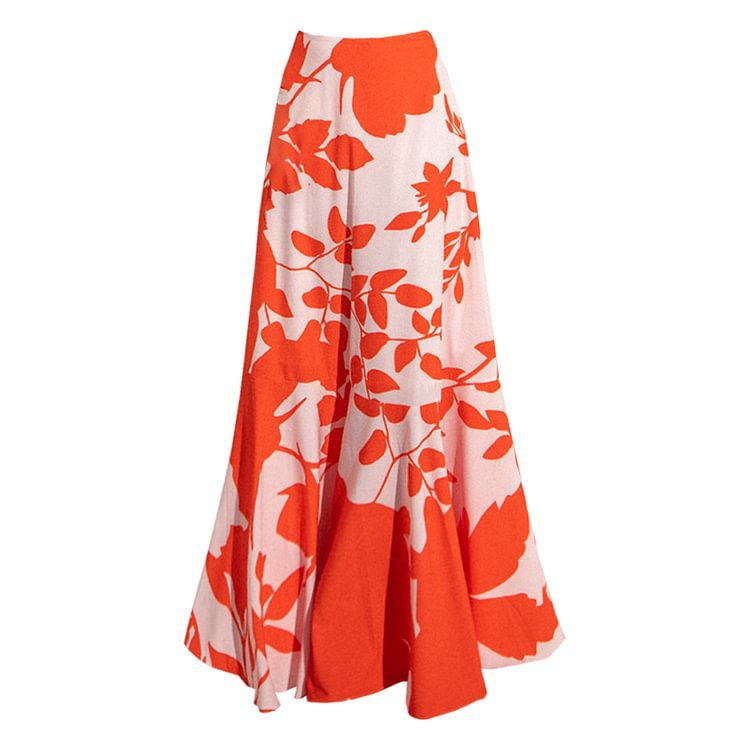 One-Shoulder Ruffle Swimsuit with Skirt — Printed Cut-Out One-Piece (S–XL) - BsBuy