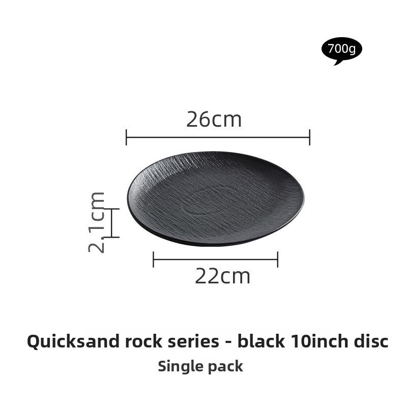 Black and White Ceramic Dishes, Dishes, Home Eating Bowls, Soup Bowls, Fish Plates