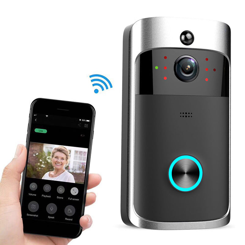 WiFi Smart Video Doorbell with Two-Way Talk - BsBuy