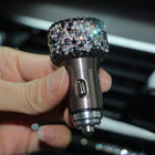 USB Car Charger For Mobile Phone Tablet GPS Fast Charger Car-Charger Dual USB Car Phone Charger Data Line Wire in Car Ornaments - BsBuy
