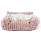 Luxury Pet Sofa Bed with Removable Washable Cover – All-Season Rabbit Fur Plush Dog Bed - BsBuy