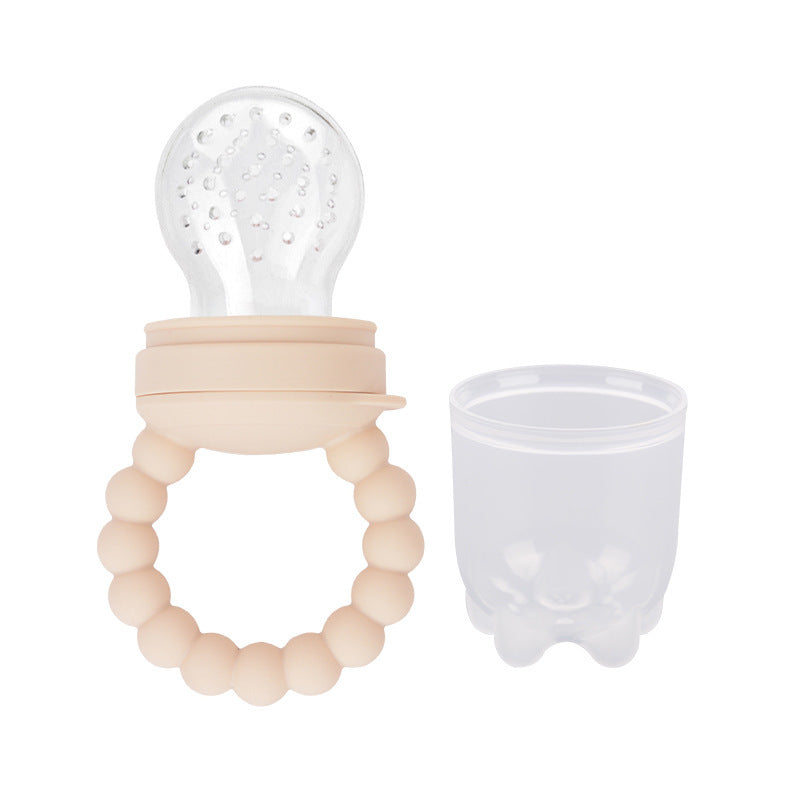 Baby Silicone Fruit Feeder & Teething Pacifier — Safe Food-Grade Soother for 0–3 Years - BsBuy