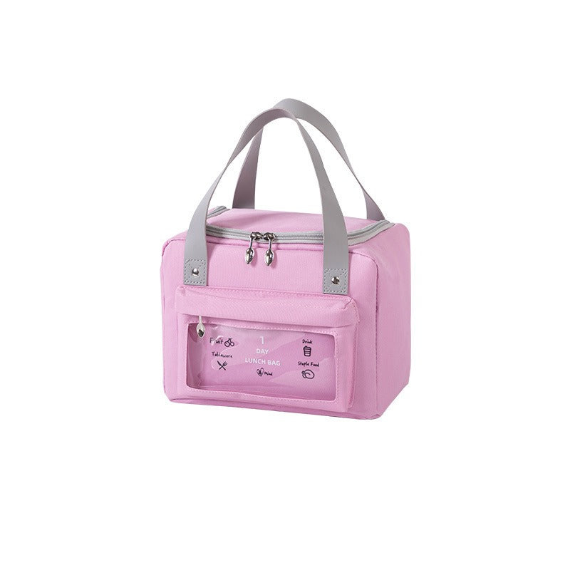 New Lunch Bag, Thermal Insulation Bag, Outdoor Picnic Bag, Portable Lunch Bag, Japanese Ice Bag, Student Lunch Box Bag - BsBuy