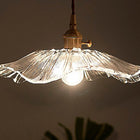 Copper & Glass Lotus Leaf Pendant Light – Nordic Luxury Chandelier - BsBuy
