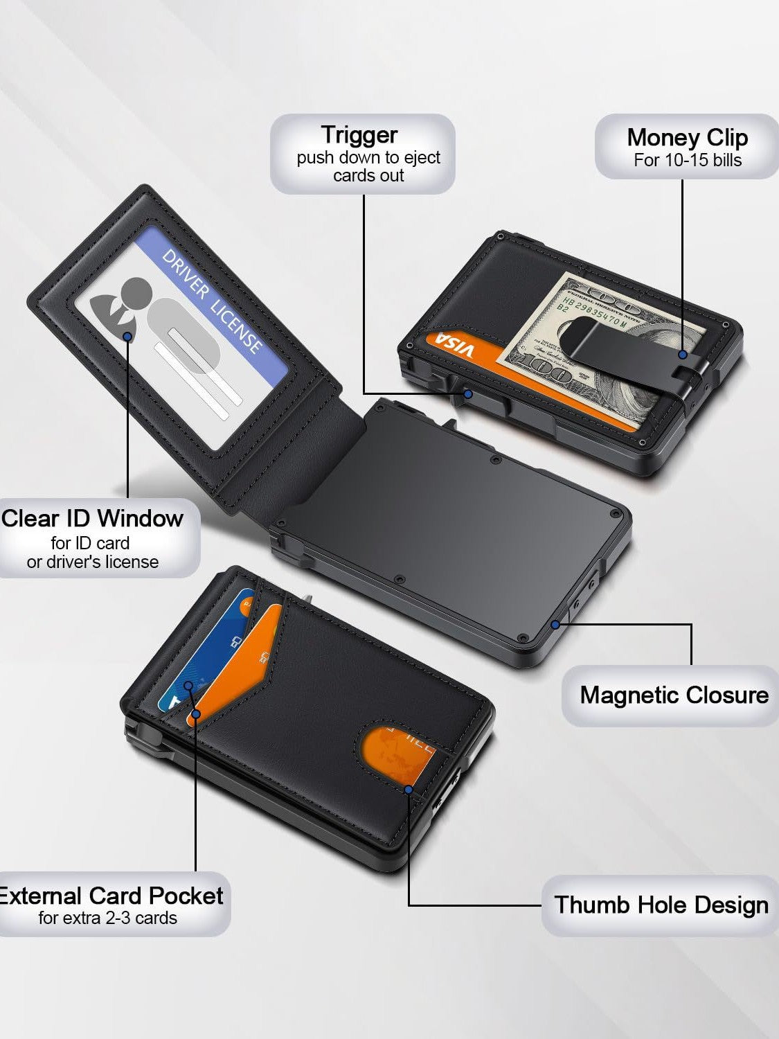 Metal RFID Card Holder Wallet - BsBuy