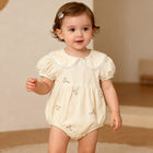 Baby Girl Clothes Infant Romper Summer New Embroidered Short Sleeve Onesie Bodysuit Outing Wear Kids Clothing - BsBuy