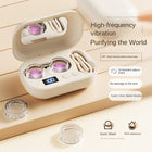 Charging Contact Lens Cleaner, High-Frequency Ultrasonic Automatic Cleaning Case - BsBuy