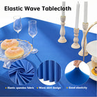 Stretch Spandex Table Cloth Rectangular, Fitted Table Cover for Weddings Parties Banquets Hotel Event Decoration - BsBuy