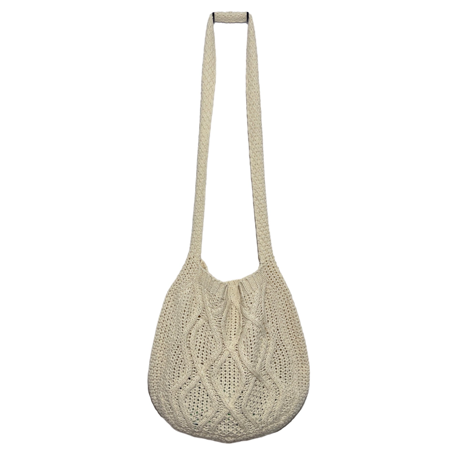 New Bag Knitted Bag Messenger Bag Solid Color Tote Bag Twist Bag Retro Bag Women's Bag Trend - BsBuy