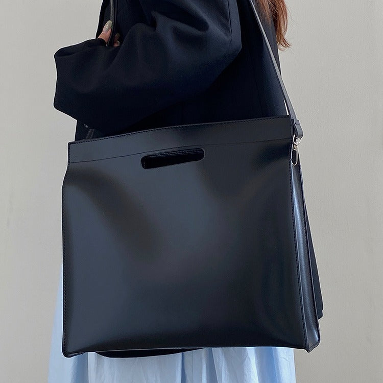 Bag for women simple official document tote bag computer bag handbag shoulder bag crossbody bag large bag - BsBuy
