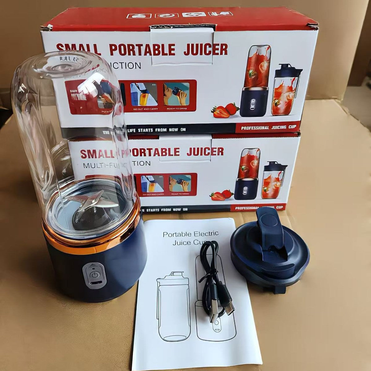 Portable Electric Juice Blender – USB Rechargeable Mini Smoothie Maker - BsBuy