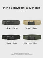 Mens Automatic Buckle Canvas Belt - BsBuy