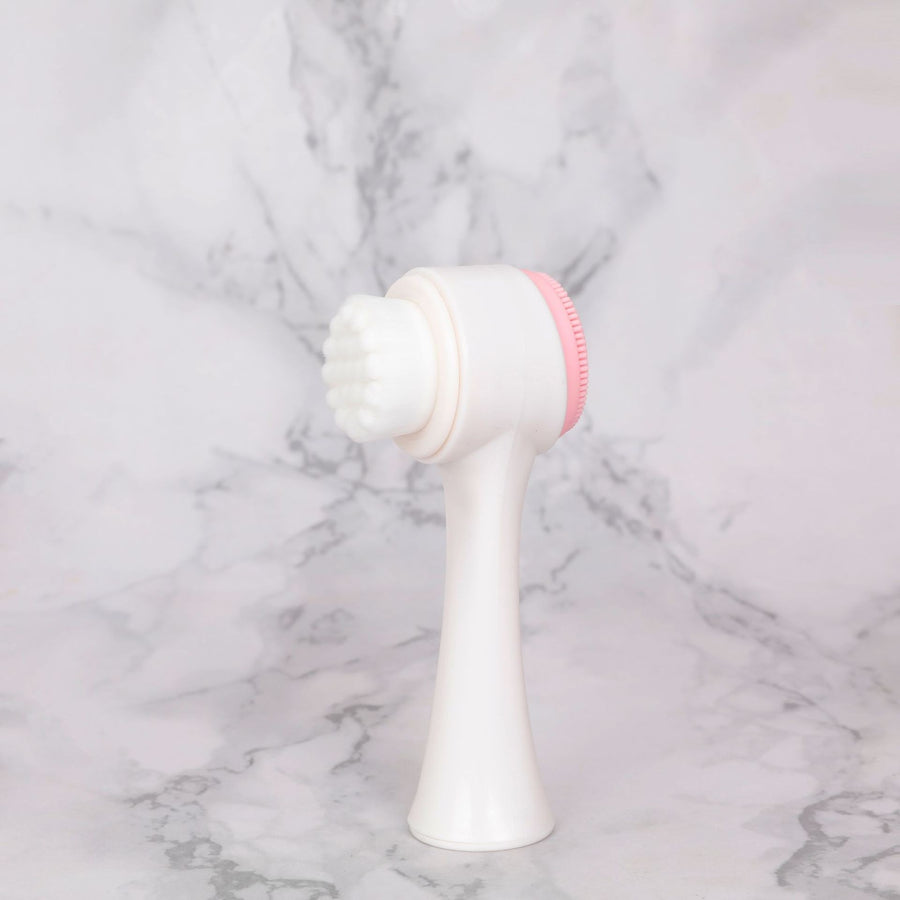 Facial Cleansing Brush – Double-Sided Soft Bristle Silicone - BsBuy