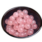 Pink Crystal Round Beads