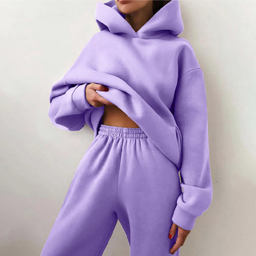 Womens Long Sleeve Sweatshirt Pants Set