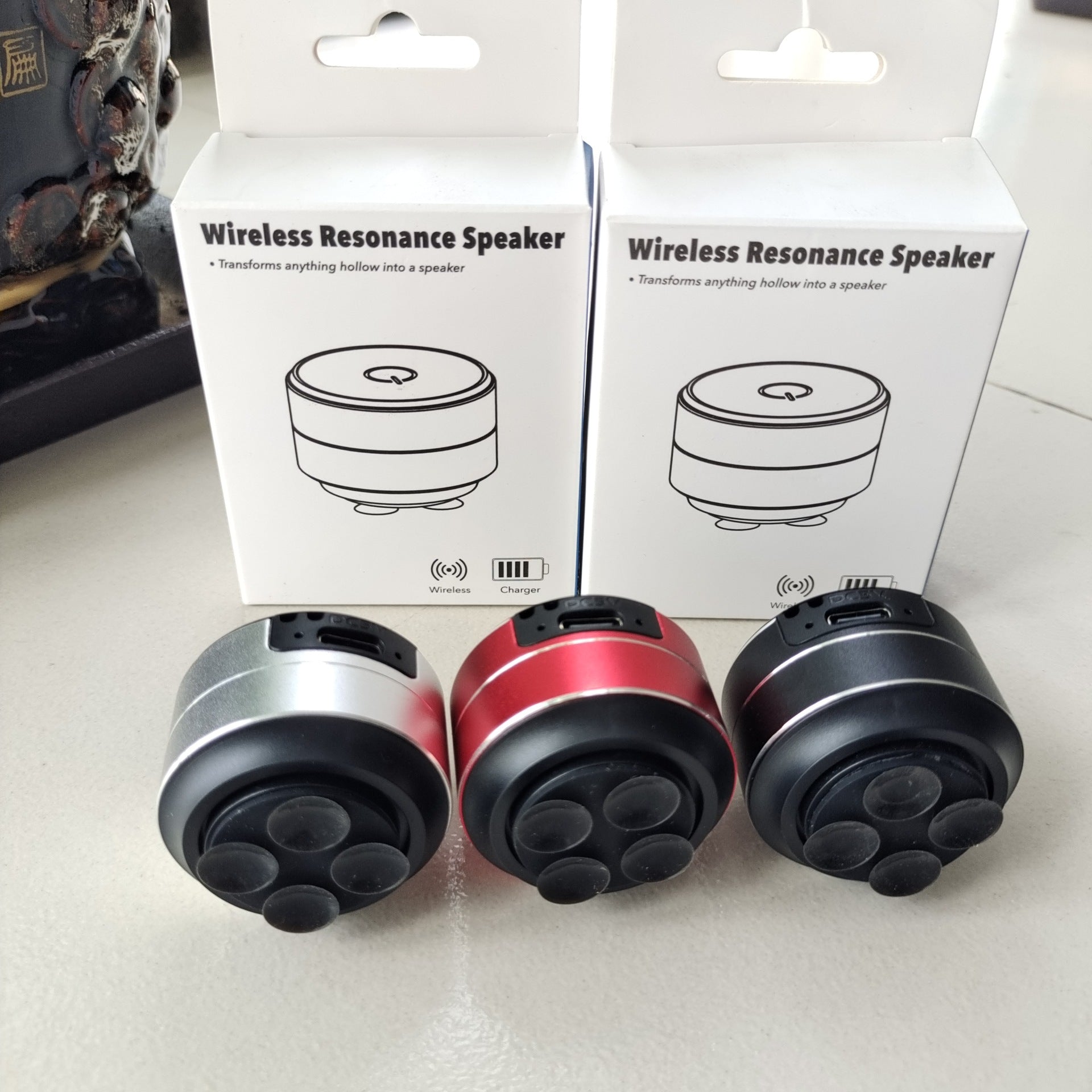 Compact Bone Conduction Bluetooth Speaker – TWS Wireless - BsBuy