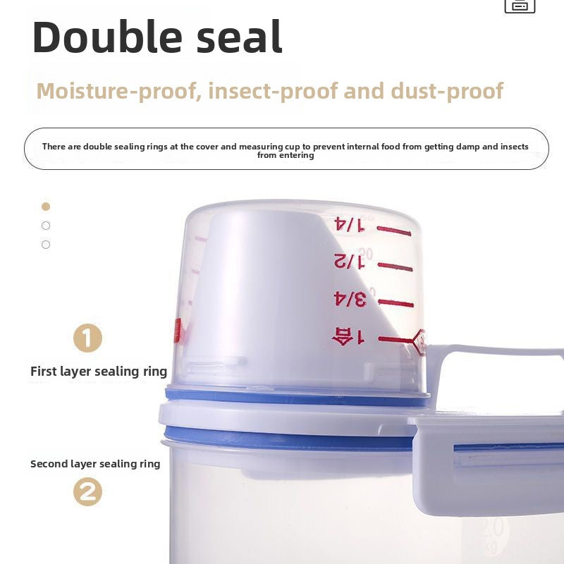 Japanese Style Sealed Rice Storage Container – Airtight Freshness with Minimalist Elegance - BsBuy